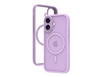 Zadní kryt pro mobilní telefon - kompatibilita s MagSafe - plast - purpurová, průhledná - pro Apple iPhone 17