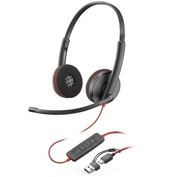 POLY Blackwire 3220, Náhlavní souprava, USB-C/A