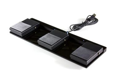 Scythe USB Foot Switch II Triple USB 3FS-2 – programovatelný USB nožní pedál, 3 tlačítka