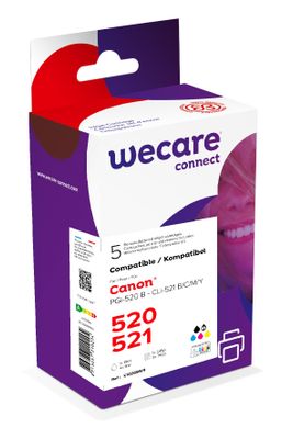WECARE ARMOR ink sada kompatibilní s Canon PGI-520,CLI-521, PBCMY