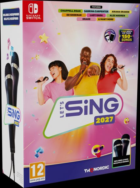 NS - Let's Sing 2027 + 2 mikrofóny