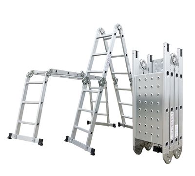 Štafle hliníkové G21 GA-SZ-4x3-3,7m multifunkční + podlážka