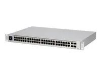 Přepínač - L3 - řízený - 48 x 10/100/1000 + 4 x 10Gb Ethernet SFP+ - Lze montovat do rozvaděče