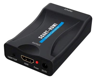 PremiumCord Převodník SCART na HDMI 1080P s napájecím zdrojem 230V