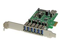 Standard & Low-Profile - SATA Power - UASP Support - 1 Internal & 6 External USB 3.0 Ports (PEXUSB3S7) - USB adaptér - PCIe 2.0 - USB, USB 2.0, USB 3.0 - pro P/N: ST1030USBM, ST7300USBME