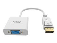 Nástroj pro převod videa - DisplayPort - VGA - bílá