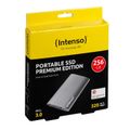 INTENSO PREMIUM, Externí SSD disk, 256GB, stříbrný