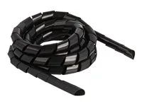 Spirálový obal na kabel - 2 m - černá