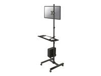 Vozík - pro LCD displej / PC vybavení - černá - velikost obrazovky: 10"-32"