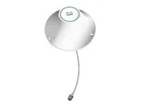 Cisco 4G Indoor Ceiling-Mount Omnidirectional Antenna - Anténa - 1,5 dBi (pro 700 - 960 MHz), 1 dBi (pro 700 - 960 MHz), 1,7 dBi (pro 1,7 - 2,2 GHz), 3,2 dBi (pro 1,7 - 2,2 GHz), 3 dBi (pro 2,5 - 2,7 GHz), 4 dBi (pro 2,5 - 2,7 GHz) - všesměrová - možnost upevnění na strop, uchytitelný na zeď, vnitřní - bílá - pro 3G wireless Enhanced High-Speed WAN Interface Card