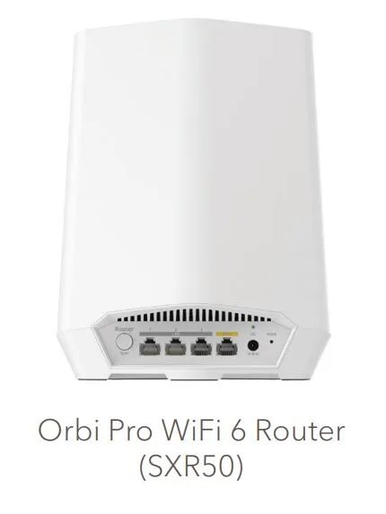 Netgear 5PT orbi pro AX5400 mesh, rout