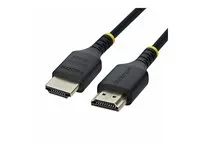 Startech - Ultra High Speed - HDMI kabel - HDMI s piny (male) do HDMI s piny (male) - 1 m - odstínený - cerná - tenký, podpora 4K120Hz, podpora 8K60Hz, eARC, flexibilní, podpora HDR10, rychlost prenosu dat až 48 Gbps, pasivní
