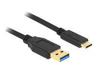 USB kabel - 24 pin USB-C (M) do USB typ A (M) - USB 3.2 Gen 1 - 3 m - černá