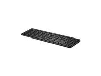 Klávesnice - duálním režimu, 3-zónovém uspořádání, vícedotyková zařízení, nízký profil stisku kláves - bezdrátový - Bluetooth, 2.4 GHz - česká/slovenská - černá