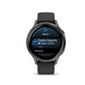GARMIN VENU 4, Chytré hodinky, Black/ Slate 41