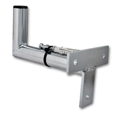 Anténní držák na zeď 15cm T,průměr 32mm (+ hmoždiny a vruty)