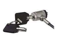 6 ft Keyed Cable Lock (LTLOCKKEY) - Bezpečnostní kabelový zámek - černá, stříbrná - 2 m