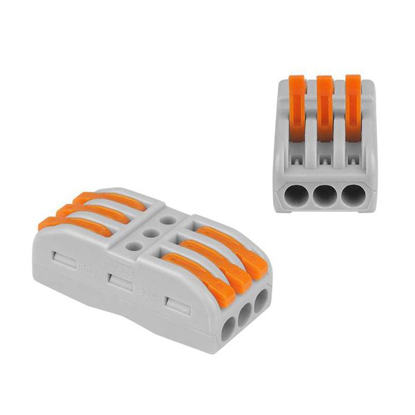 Svorka LXZE64 3x 0,08-4mm s páčkou 10ks