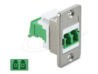 Panel Mount LC Duplex female to LC Duple
