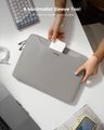 TOMTOC DUAL Sleeve for MacBook 13,5", black/gray
