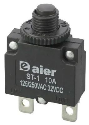 Nadproudový tepelný jistič ST-1 250 V AC/6 A nebo 32 V DC/6 A