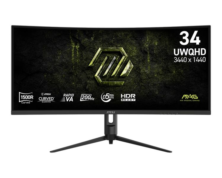 MSI MAG/342CQRF E20/34"/VA/wQHD/200Hz/0,5ms/Černá/3R