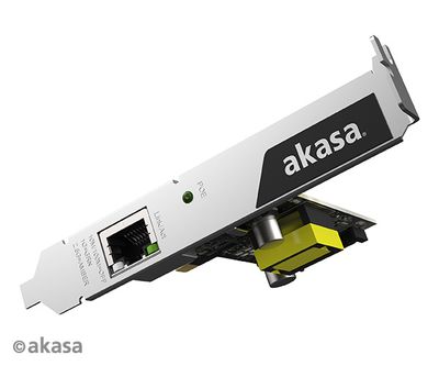 AKASA 2.5 Gigabit PCIe síťová karta s PoE