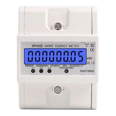 Elektroměr 3F na DIN DDS024