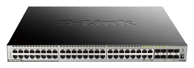 D-Link DGS-3630-52PC/SI L3 sw 48Gb PoE, 4x10G SFP+