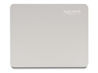 Mouse pad greige 220 x 180 mm glass coat