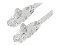 Category 6 - 24AWG - Patch kabel - RJ-45 (M) do RJ-45 (M) - 15 m - 6 mm - UTP - CAT 6 - provedení bez hrbolků - šedá