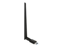 Síťový adaptér - USB 3.0 - Wi-Fi 5 - černá