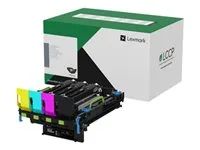 Barva (azurová, purpurová, žlutá) - originální - zobrazovací jednotka tiskárny LCCP - pro Lexmark C4342, CS730de, CX730de, CX735adse