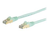 Category 6A - 26AWG (6ASPAT5MAQ) - Patch kabel - RJ-45 (M) do RJ-45 (M) - 5 m - STP - CAT 6a - lisovaný, provedení bez hrbolků - vodě - barva