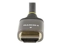 Dolby Vision/Atmos, DTS-HD (HDMM21V2M) - Ultra High Speed - kabel HDMI s ethernetem - HDMI s piny (male) do HDMI s piny (male) - 2 m - dvojnásobně stíněný - šedá, černá - pasivní, podpora 4K120Hz, podpora 8K60Hz - pro P/N: 4PORT-8K-HDMI-SWITCH