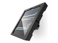 Škříň - odkrytá přední/zadní kamera a senzory - pro tablet - uzamykatelný - kovový rám - černá - velikost obrazovky: 13" - montáž na stěnu