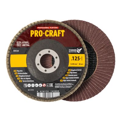 Kotouč lamelový 125mm P60 PROCRAFT FD125
