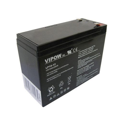 Baterie olověná 12V 10Ah VIPOWBAT0215