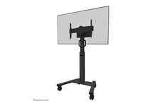 Vozík - pro plochý panel - černá - velikost obrazovky: 37"-75"