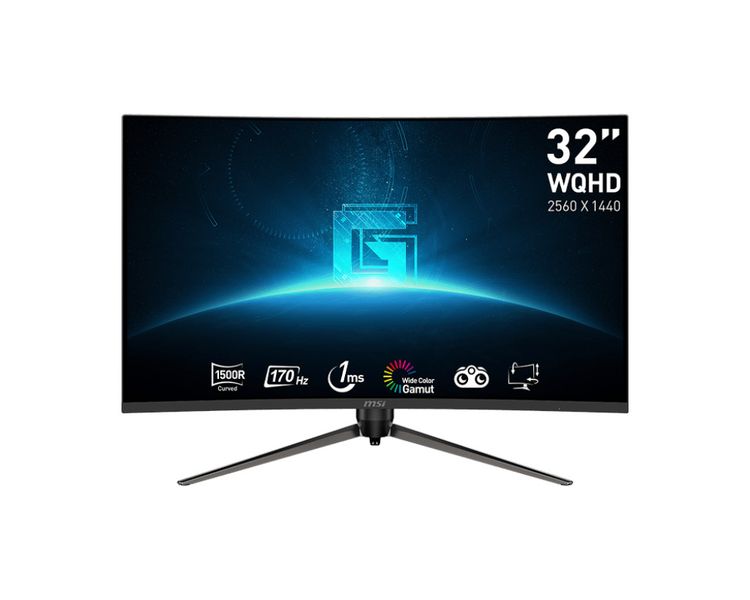 MSI/G32CQ5P/31,5''/VA/QHD/170Hz/1ms/Čierna/3R
