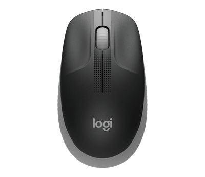 Logitech M190/Kancelářská/Optická/1 000 DPI/Bezdrátová USB/Šedá