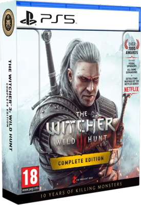 PS5 - The Witcher 3: The Wild Hunt - Complete Edition  + 10th Anniversary Steelbook
