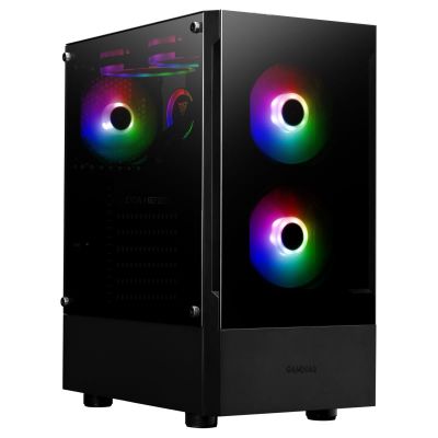 SPIRE Talos E3 RGB, PC Skříň, černá