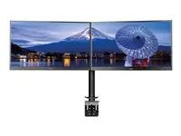Montážní sada - nastavitelné rameno - pro 2 monitory - černá - velikost obrazovky: 10"-30" - upevnitelné na stůl - pro ProLite E2783QSU-B1, XU2495WSU-B1, XUB2495WSU-B1