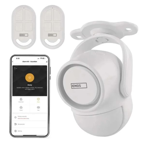 Alarm GoSmart EMOS IP-126L GUARDIAN se senzorem pohybu WiFi Tuya