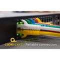 GEMBIRD Patch kabel UTP 0.25m černý