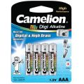 CAMELION Baterie alkalické DIGI AAA 4ks LR03