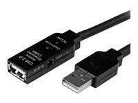 5 meter USB A Male to USB A Female USB 2.0 Repeater / Extender Cable - Black - 15ft (USB2AAEXT5M) - Prodlužovací šňůra USB - USB (F) do USB (M) - USB 2.0 - 5 m - aktivní - černá - pro P/N: LTUB1MBK, SVA5H2NEUA, UUSBOTG