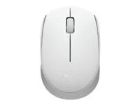 Myš - pravák a levák - optický - 3 tlačítka - bezdrátový - 2.4 GHz - bezdrátový přijímač USB - bělavá