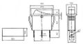 Přepínač kolébkový 2pol./3pin ON-OFF 250V/15A pros. zelený